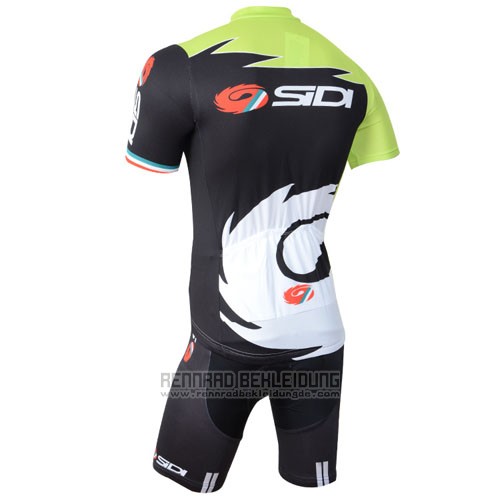 2014 Fahrradbekleidung Castelli SIDI Shwarz und Grun Trikot Kurzarm und Tragerhose - zum Schließen ins Bild klicken